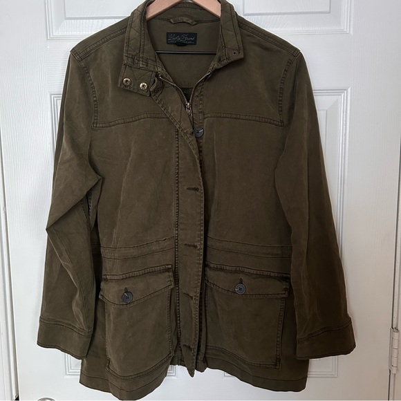 Lucky Brand Jackets & Blazers - Lucky Brand Olive Utility Jacket Size XL